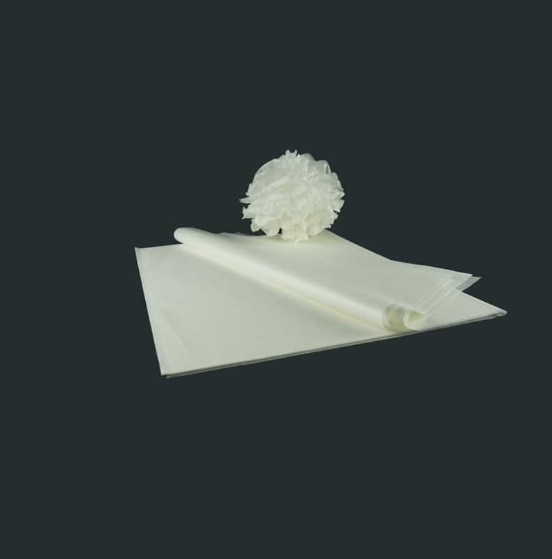 Lot de 120 feuilles de papier de soie blanc, format A4, 21 x 30 cm, papier  d'emballage pour la création de pompons, fleurs en papier, décorations de  table : : Cuisine et Maison