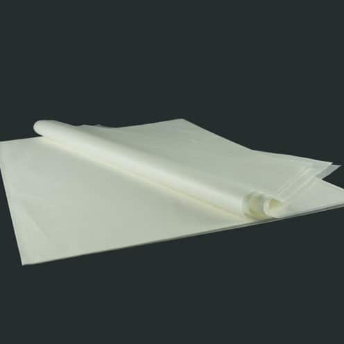 KGpack Lot de 20 Feuilles de Papier de Soie Blanc 50 x 75 cm 17 g/m² Papier de Soie Transparent pour Bricolage et décoration. 