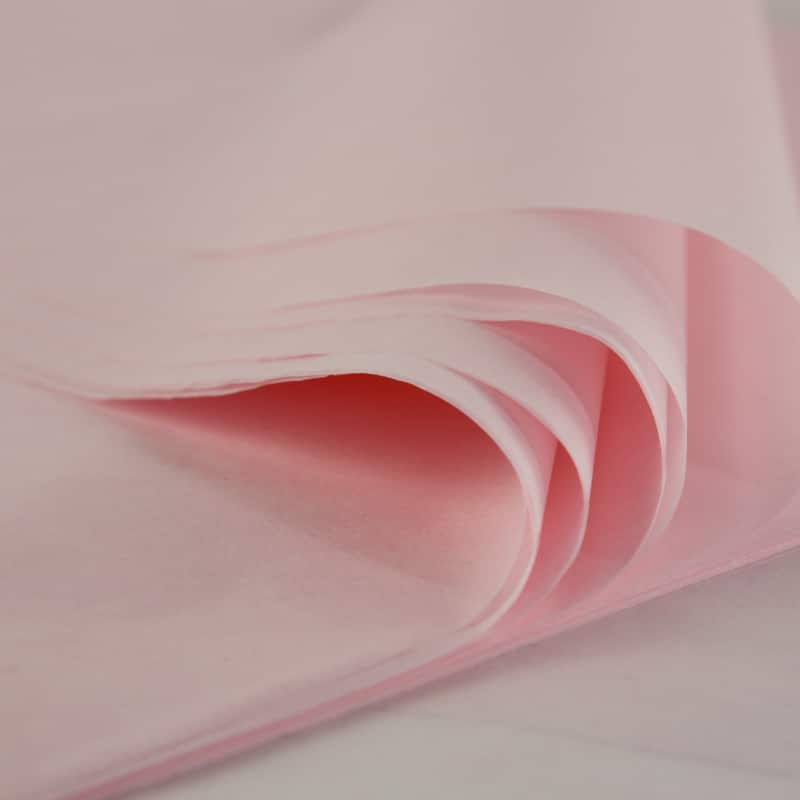 Feuille Papier de Soie - Qualité Premium - Rose Clair