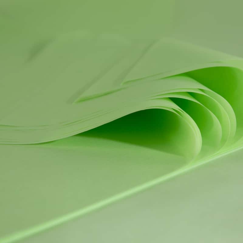 Feuille Papier de Soie - Qualité Premium - Vert Pastel