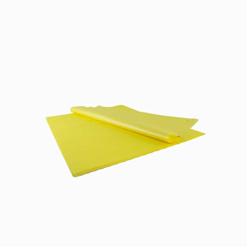 Papier De Soie Créatif 30 Feuilles 50x70cm Jaune - Pour Loisirs Créatifs, Décoration, Emballage
