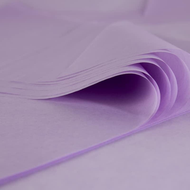 Feuille Papier de Soie - Qualité Premium - Mauve