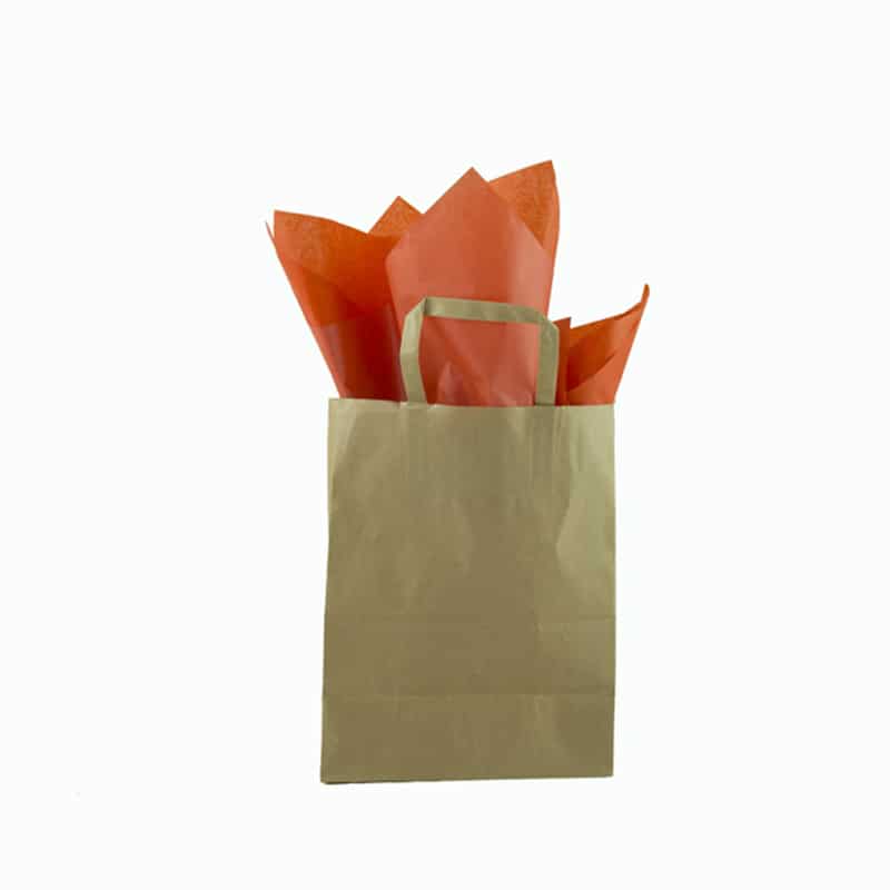 Feuilles de papier bristol Orange Sirio A4 - SelfPackaging