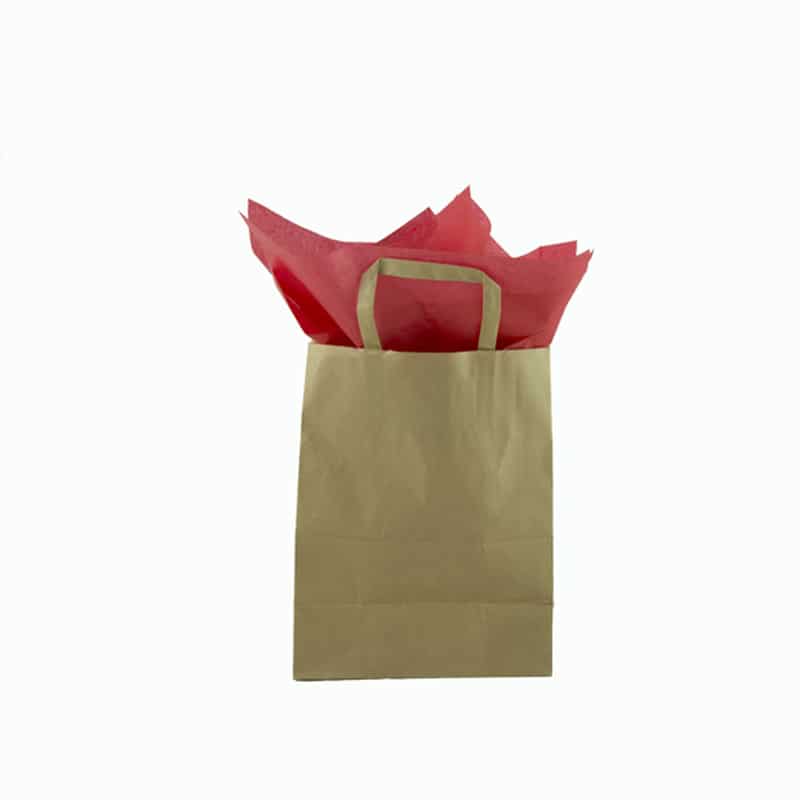 Papier de soie de soie déchiqueté rouge cosmétique de la boîte 17gsm Papier  d'emballage écologique