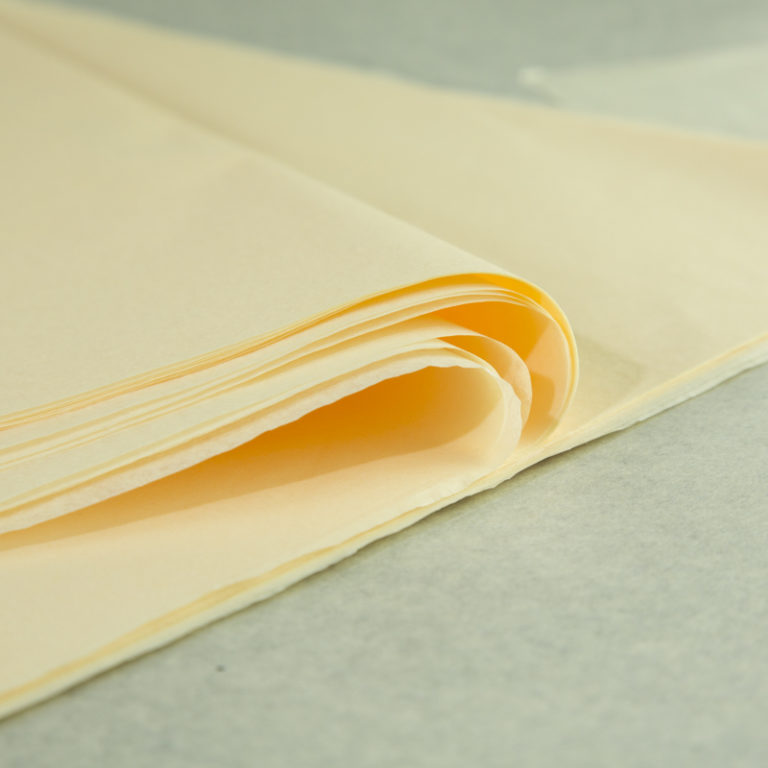 BENECREAT 110 Feuilles Papier Soie Artiste Blanc 42x42 Cm – Ultra Fin 0.1 Mm Résistant Humidité Pour Cyanotype, Origami, Collage, Gravure & Peinture