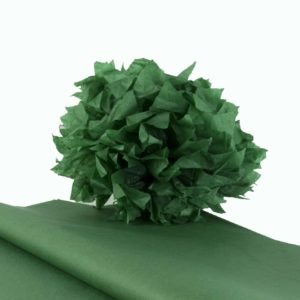 Papier Soie Pine Green  Vente en Rame et Feuilles